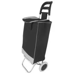 Shopping Trolley Bag Black Side